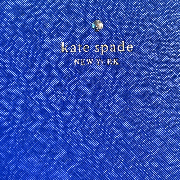 Kate Spade New York Wristlet Saffiano Leather Blue - Picture 8 of 8